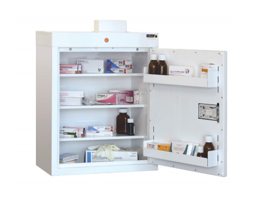 Medicine Cabinet - 3 shelves/2 door trays/1 door - SUN-MC2/NL