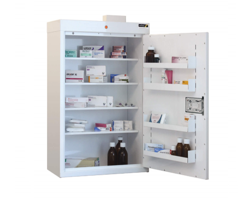 Medicine Cabinet - 4 shelves/4 door trays/1 doors - SUN-MC7/NL