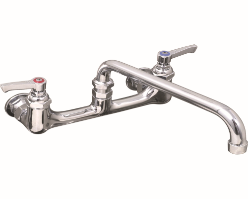 Mechline Aquajet panel-mounted  TWIN feed water faucet 12"