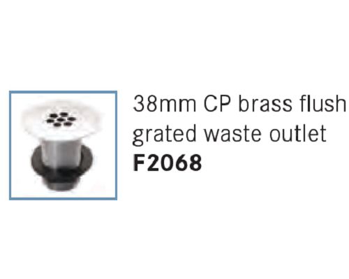 Franke Sissons 38mm flush grated waste - F2068